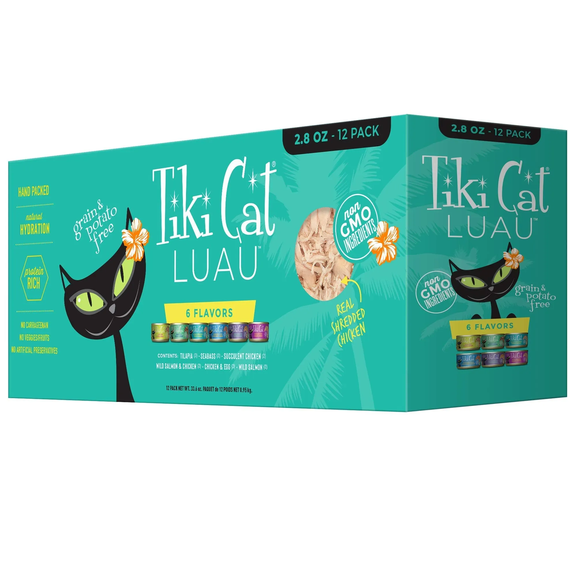 Tiki Cat Luau Grain Free Variety Pack 6 Flavors 12/2.8 oz