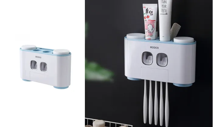 Wall-Mounted Toothbrush Holder