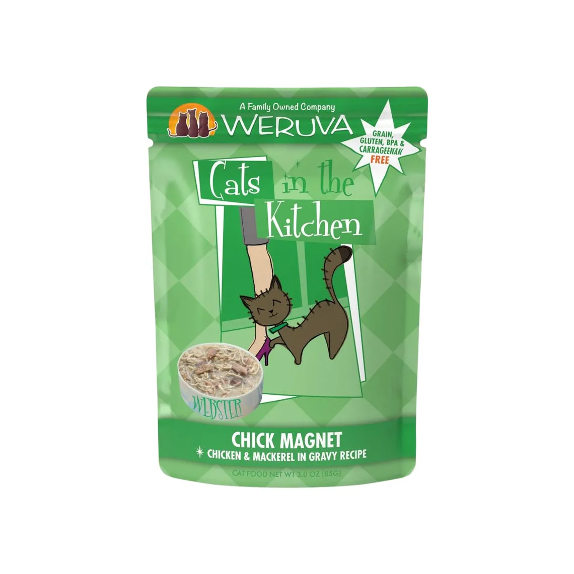 Weruva Cats In The Kitchen Grain-Free Pouch Cat Food - Original