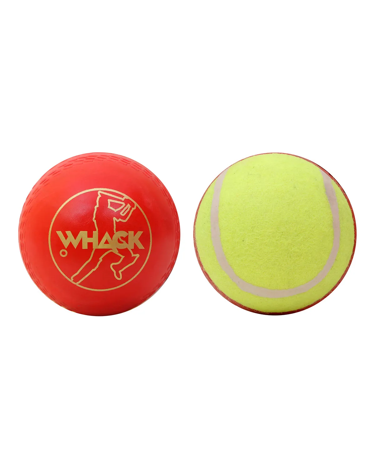 WHACK Half Tennis Half Rubber Swing Cricket Ball