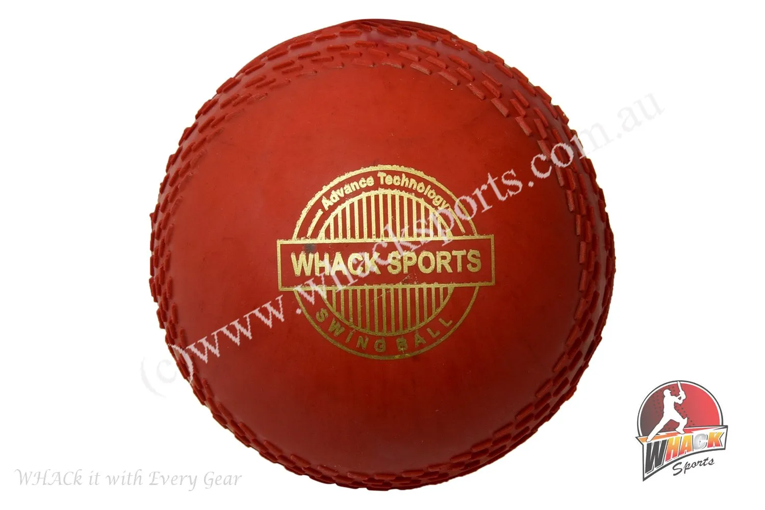 WHACK Half Tennis Half Rubber Swing Cricket Ball