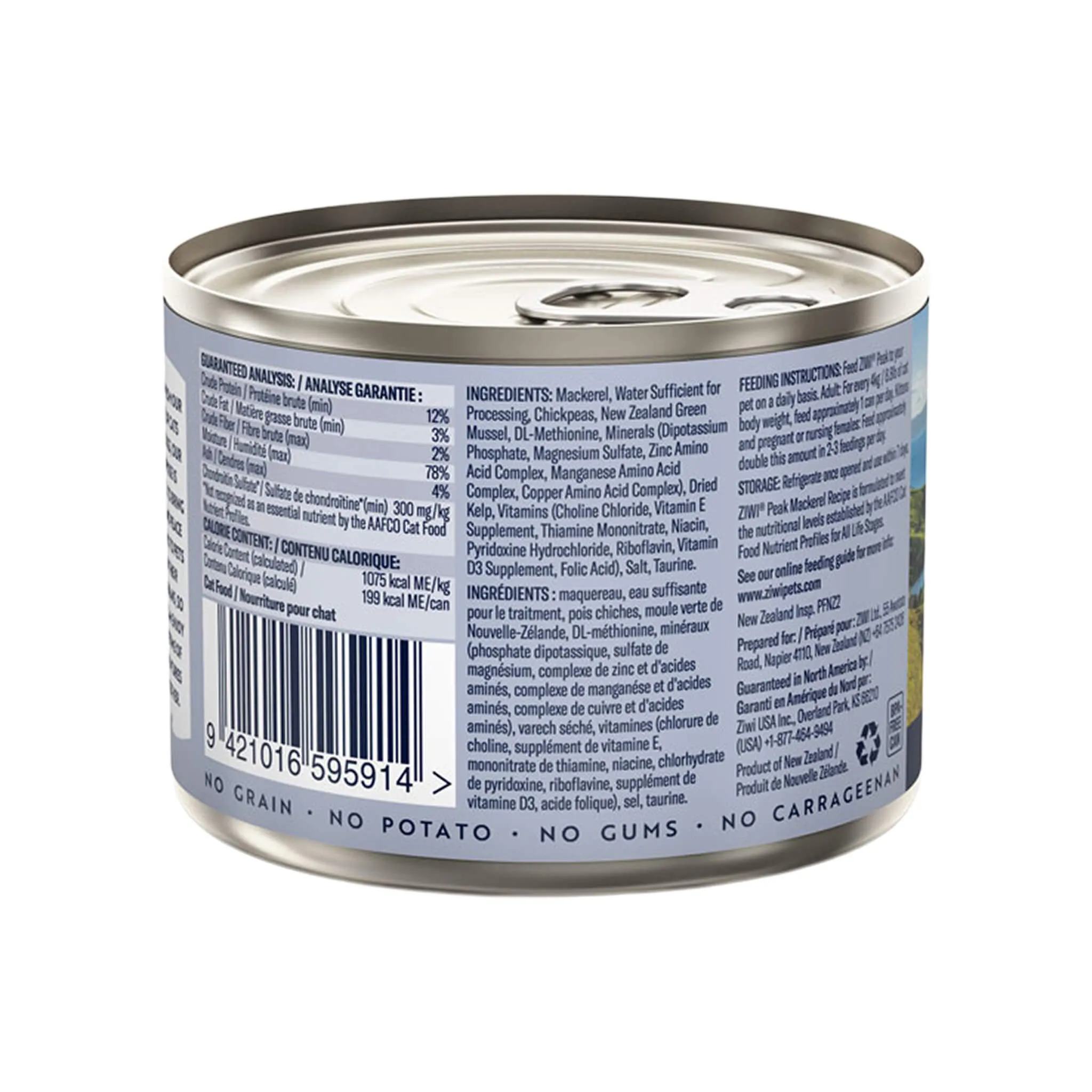 ZiwiPeak Daily Cuisine Grain-Free Canned Cat Food